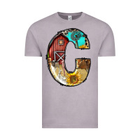Vintage Zinc farm life alphabet lowercase letters c Vintage Tee - BundleAndBundleShop