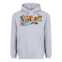 Heather Grey fall nurse Heavyweight Hoodie - RanaPortraitStore