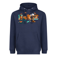 Navy fall nurse Heavyweight Hoodie - RanaPortraitStore