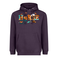 Plum fall nurse Heavyweight Hoodie - RanaPortraitStore