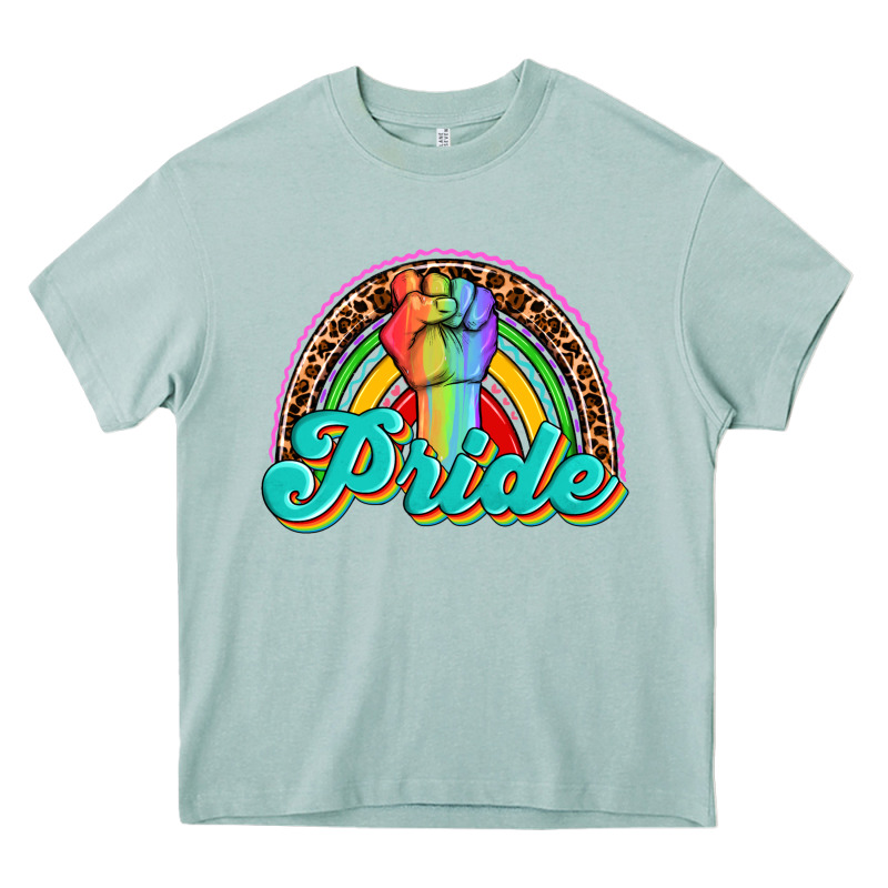 Pride Rainbow Heavy Core Tee by OliviaCreatesArt | Teevron