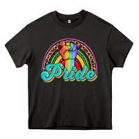 Asphalt pride rainbow Heavy Core Tee - OliviaCreatesArt
