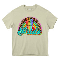 Mossy pride rainbow Heavy Core Tee - OliviaCreatesArt