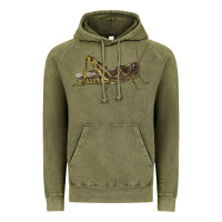 Vintage Olive Grasshopper Vintage Hoodie - LillyAllenDesigns