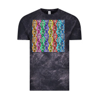 Cloud Black dna seamless pattern Vintage Tee - BundleAndBundleShop