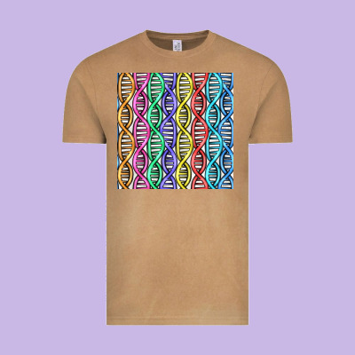 Dna Seamless Pattern Vintage Tee Designed By Bundleandbundleshop