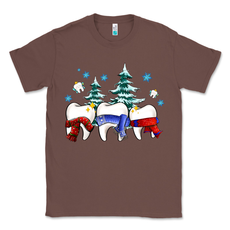 Dental Christmas Tree Teeth And Winter Ado Classic Tee by OliviaCreatesArt | Teevron
