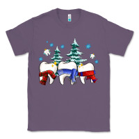 Lavender dental christmas tree teeth and winter ado Classic Tee - OliviaCreatesArt