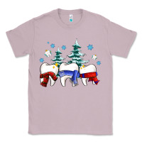 Lilac dental christmas tree teeth and winter ado Classic Tee - OliviaCreatesArt