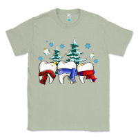 Matcha dental christmas tree teeth and winter ado Classic Tee - OliviaCreatesArt