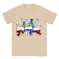 Mushroom dental christmas tree teeth and winter ado Classic Tee - OliviaCreatesArt