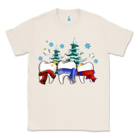 Natural dental christmas tree teeth and winter ado Classic Tee - OliviaCreatesArt