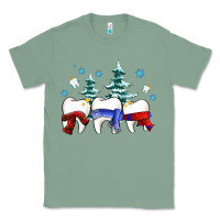Sage dental christmas tree teeth and winter ado Classic Tee - OliviaCreatesArt