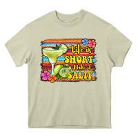 Mossy life is short make it salty 1 Heavy Core Tee - Jasminsmagicworld