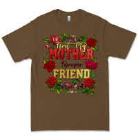Cacao First my mother forever my friend Mother's Day Premium Tee - FaDigitalArtStudio