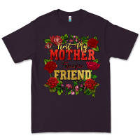 Plum First my mother forever my friend Mother's Day Premium Tee - FaDigitalArtStudio