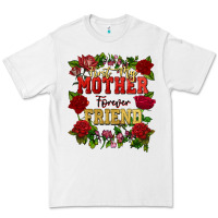 White First my mother forever my friend Mother's Day Premium Tee - FaDigitalArtStudio