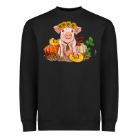 Black fall pig Heavyweight Sweatshirt - RanaPortraitStore