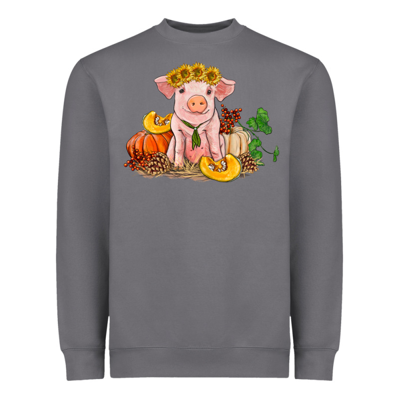 Fall Pig Heavyweight Sweatshirt by RanaPortraitStore | Teevron