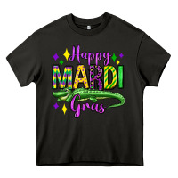 Asphalt happy mardi gras alligator olivia Heavy Core Tee - OliviaCreatesArt