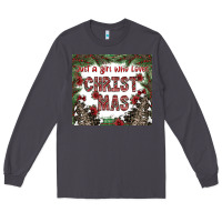 Smoke just a girl who loves christmas Long Sleeve Tee - CowhideDigitalArt