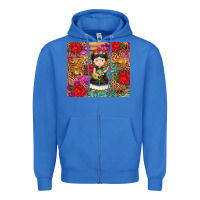 True Royal Mexican girl Zipper Hoodie - RanaPortraitStore