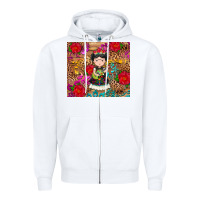 White Mexican girl Zipper Hoodie - RanaPortraitStore