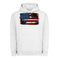 Pigment Lunar Rock Distressed Sunflower American Flag Urban Hoodie - Jasminsmagicworld