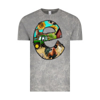 Cloud Rock farm life alphabet lowercase letters e Vintage Tee - BundleAndBundleShop