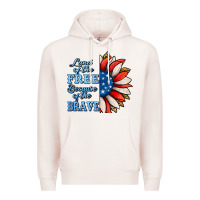 Pale Pink Patriotic Sunflower Premium Hoodie - Jasminsmagicworld