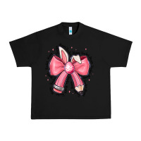 Black easter bunny pencil bow Urban Heavy Tee - CowhideDigitalArt