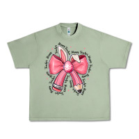 Oil Green easter bunny pencil bow Urban Heavy Tee - CowhideDigitalArt