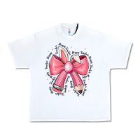 White easter bunny pencil bow Urban Heavy Tee - CowhideDigitalArt