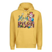 Antique Gold he is risen cross Premium Hoodie - Artiststas