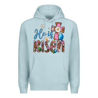 Blue Mist he is risen cross Premium Hoodie - Artiststas