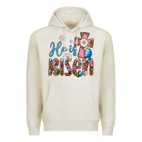 Oatmeal Heather he is risen cross Premium Hoodie - Artiststas