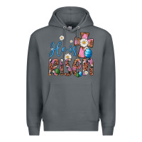 Rock he is risen cross Premium Hoodie - Artiststas