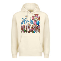 Sandshell he is risen cross Premium Hoodie - Artiststas