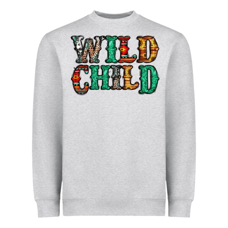 Western Wild Child Heavyweight Sweatshirt by Jasminsmagicworld | Teevron
