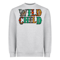 Heather Grey western wild child Heavyweight Sweatshirt - Jasminsmagicworld