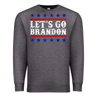 Charcoal Heather Let's Go Brandon Premium Sweatshirt - Jasminsmagicworld