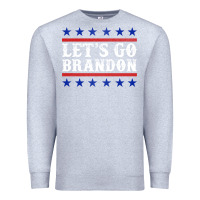 Heather Grey Let's Go Brandon Premium Sweatshirt - Jasminsmagicworld