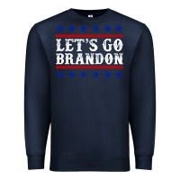 Navy Let's Go Brandon Premium Sweatshirt - Jasminsmagicworld