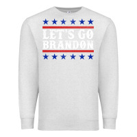 Oatmeal Heather Let's Go Brandon Premium Sweatshirt - Jasminsmagicworld