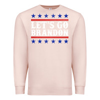 Pale Pink Let's Go Brandon Premium Sweatshirt - Jasminsmagicworld