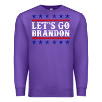 Purple Let's Go Brandon Premium Sweatshirt - Jasminsmagicworld