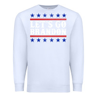 White Let's Go Brandon Premium Sweatshirt - Jasminsmagicworld