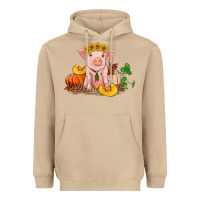 Mushroom fall pig Heavyweight Hoodie - RanaPortraitStore