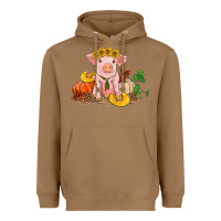 Toasted Coconut fall pig Heavyweight Hoodie - RanaPortraitStore