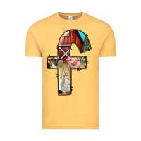 Vintage Mustard farm life alphabet lowercase letters f Vintage Tee - BundleAndBundleShop